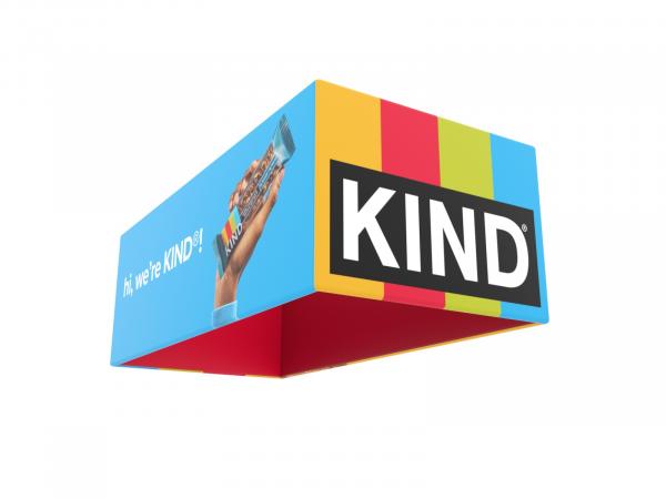 TF-1011 (3D) Four-Sided Rectangle Hanging Sign -- Printed Interior Graphics